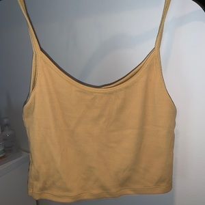 Yellow Brandy Melville tank top